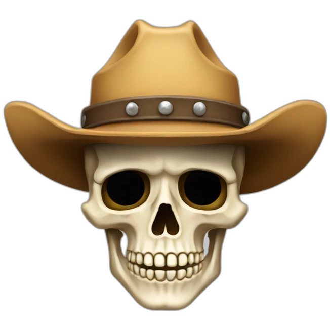 cowboy skeleton emoji