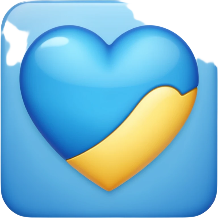 blue heart emoji
