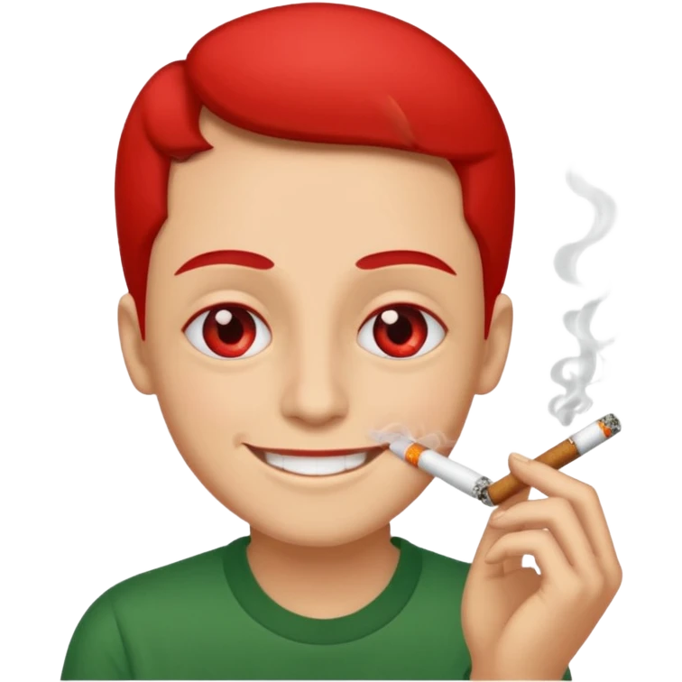 Weed Smoker , high as a kite emoji