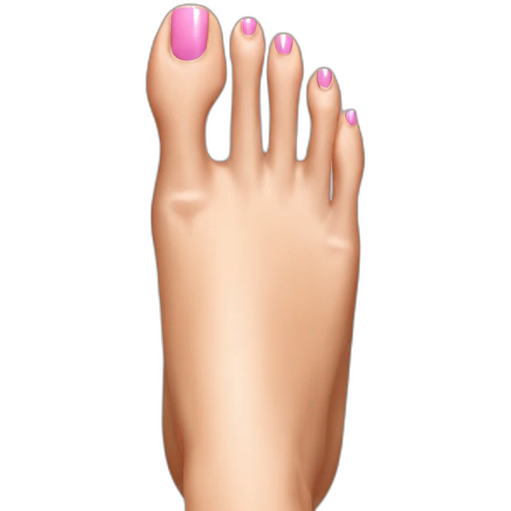 Natalie Portman Pedicure emoji