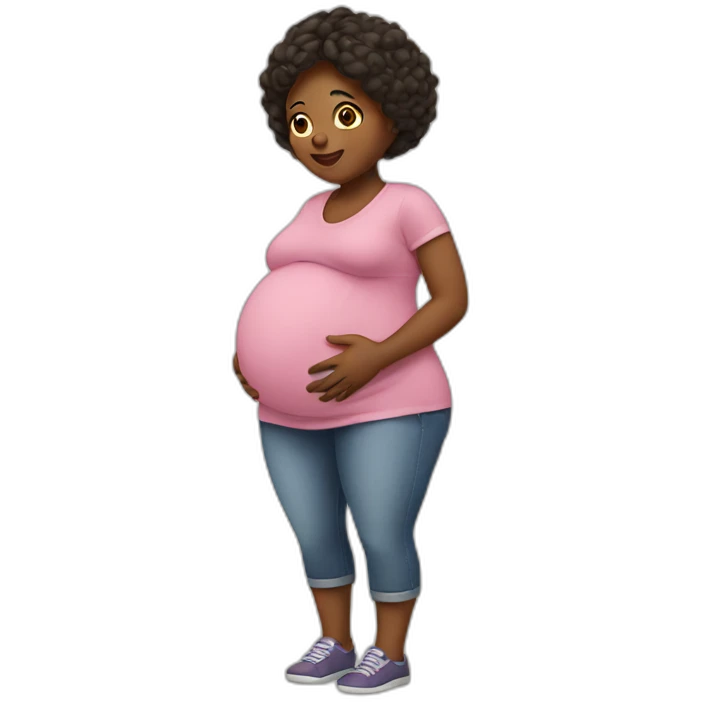 pregnant woman emoji