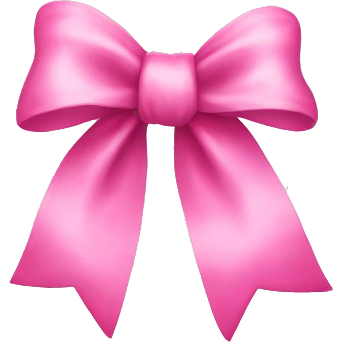 pink bow emoji