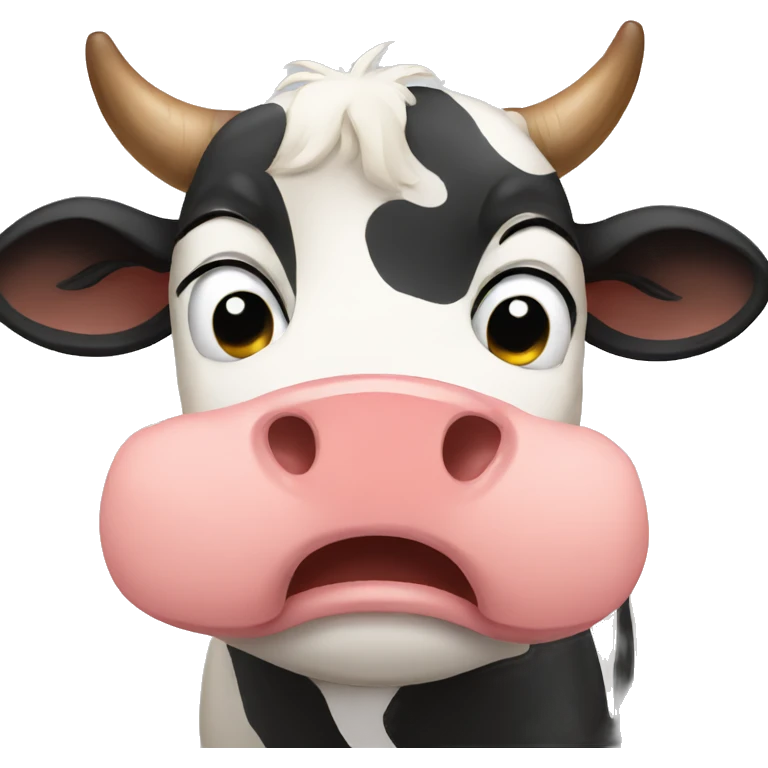Cow crying emoji