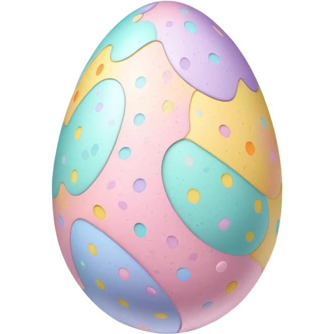 
pastel easter egg emoji