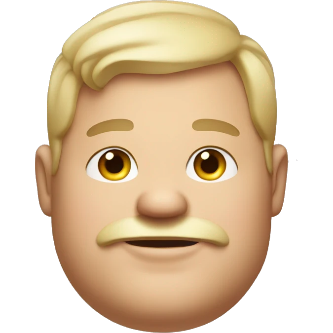 Fat guy emoji