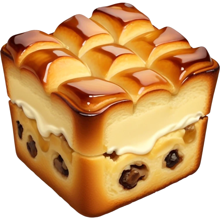 Brioche bread pudding  emoji