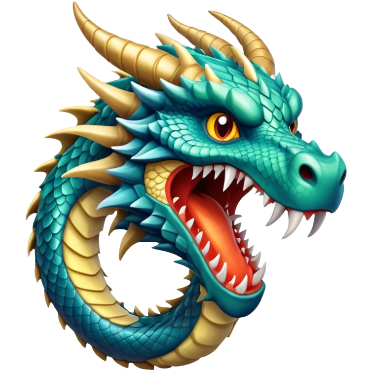 majestic dragon ready for battle emoji
