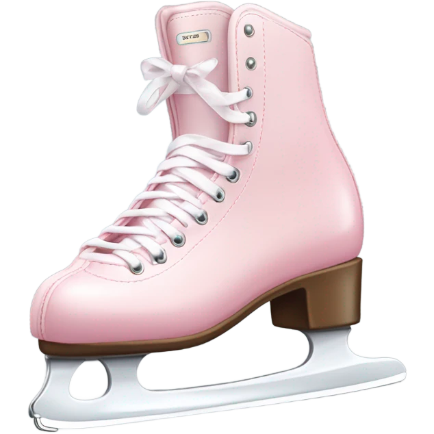 pastel pink ice skates emoji