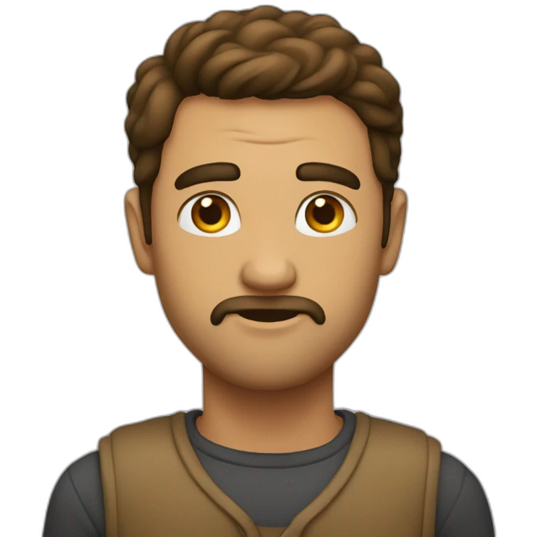 hombre pensando emoji