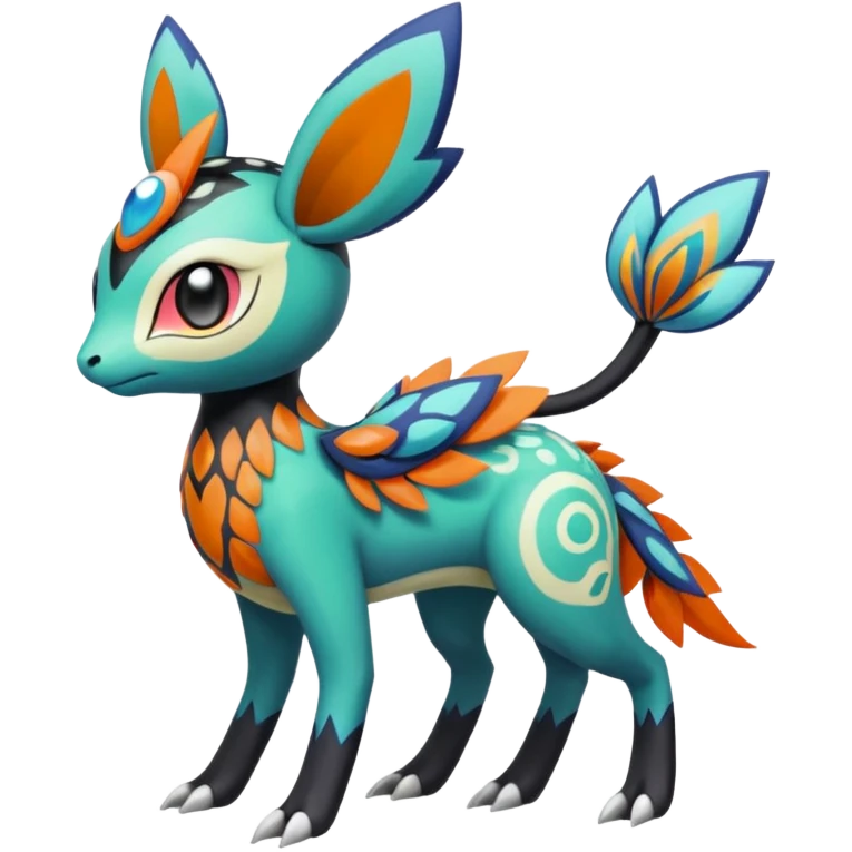 Meloetta-Nargacuga-Amaura-Pokémon-Fakémon-fusion-hybrid-creature emoji