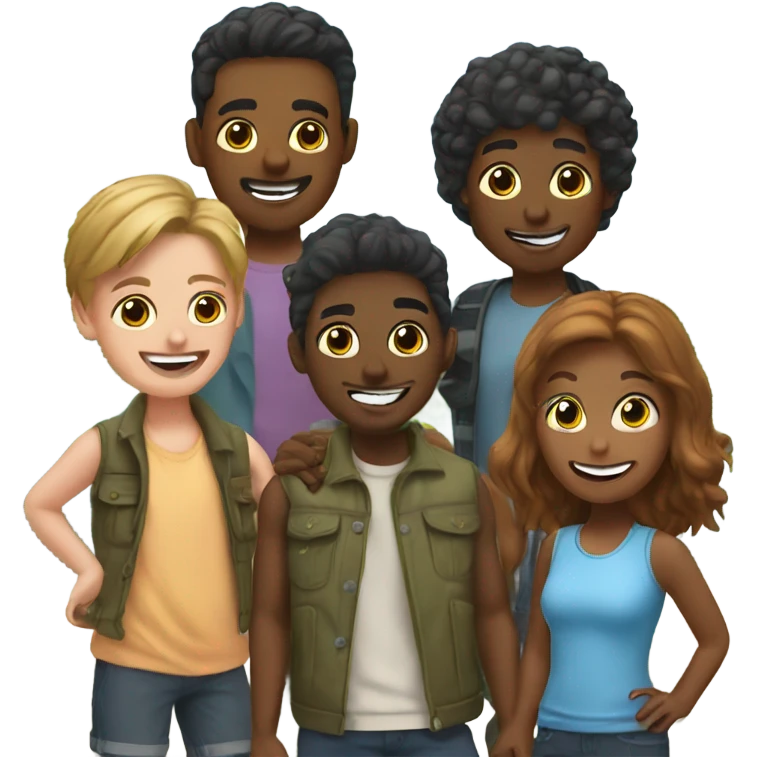 playtime with friends outdoors emoji