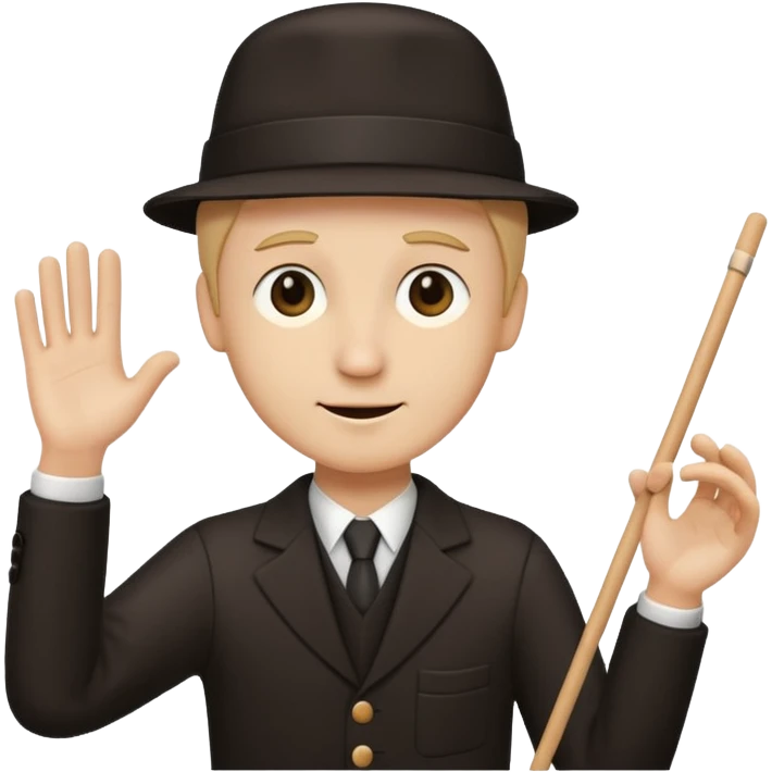 stick conductor music  emoji