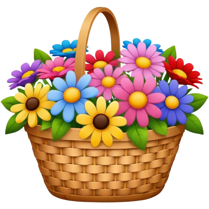 giỏ hoa  emoji