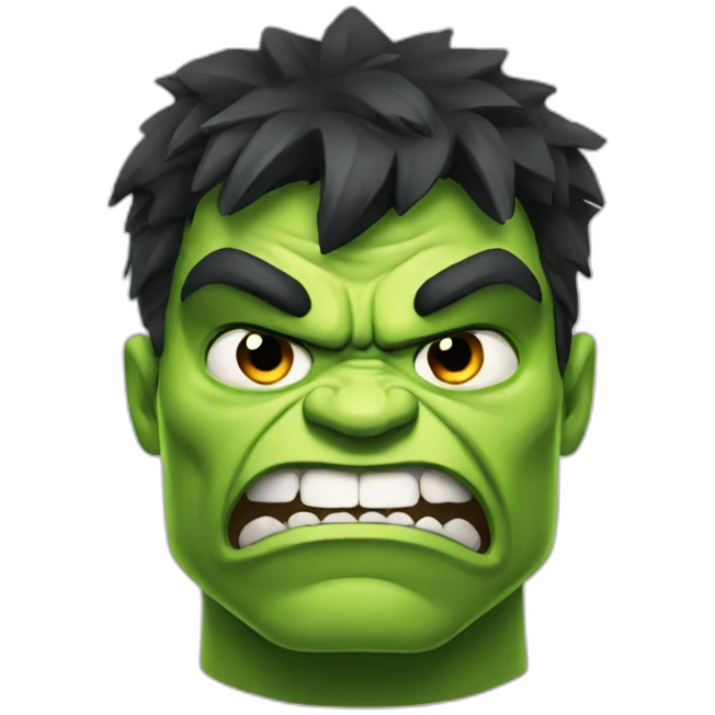 Angry hulk emoji