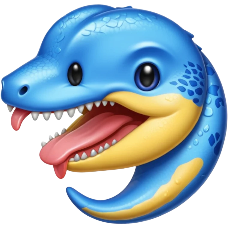 👅 coloreaza limba in culoarea albastra emoji