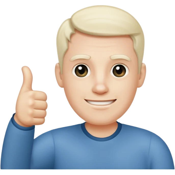 John Kramer from the movie Saw gives a thumbs up. emoji