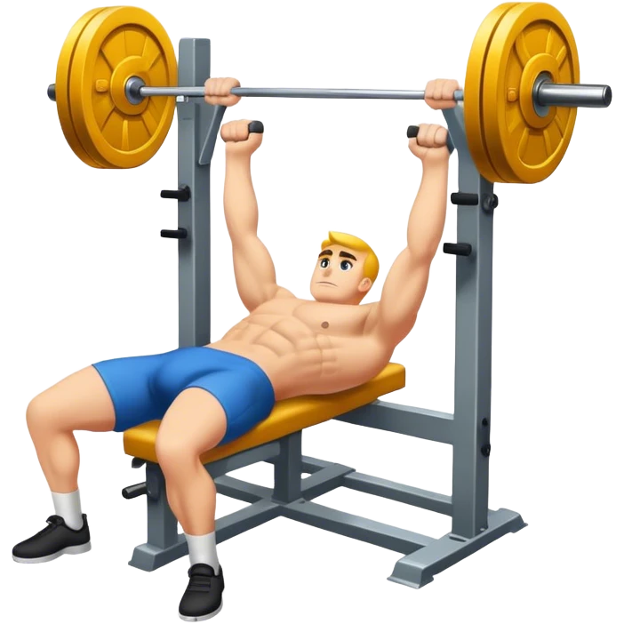 close-grip flat-benchpress emoji