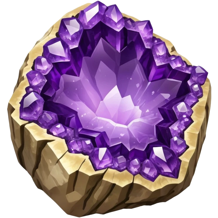 amethyst geode emoji