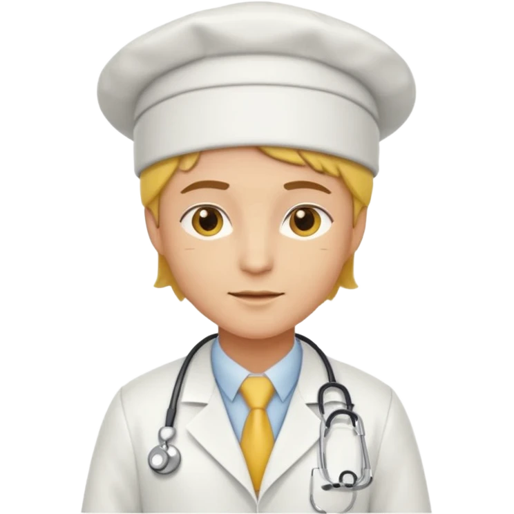 yellow hat doctor emoji