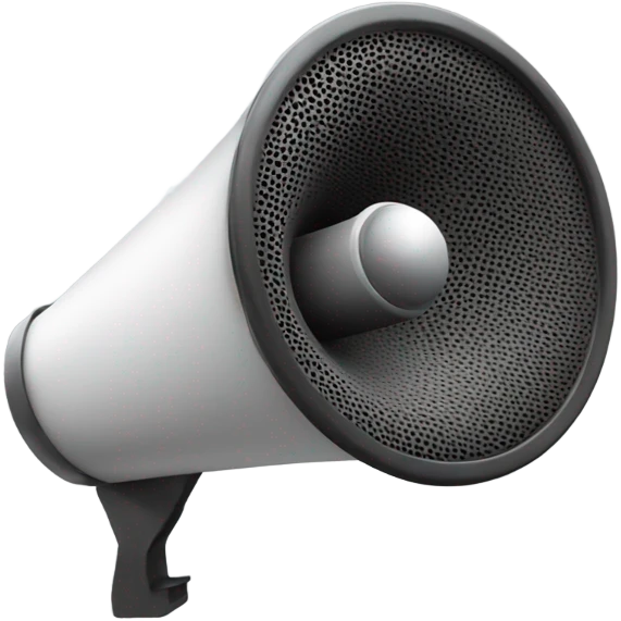 loud speaker emoji