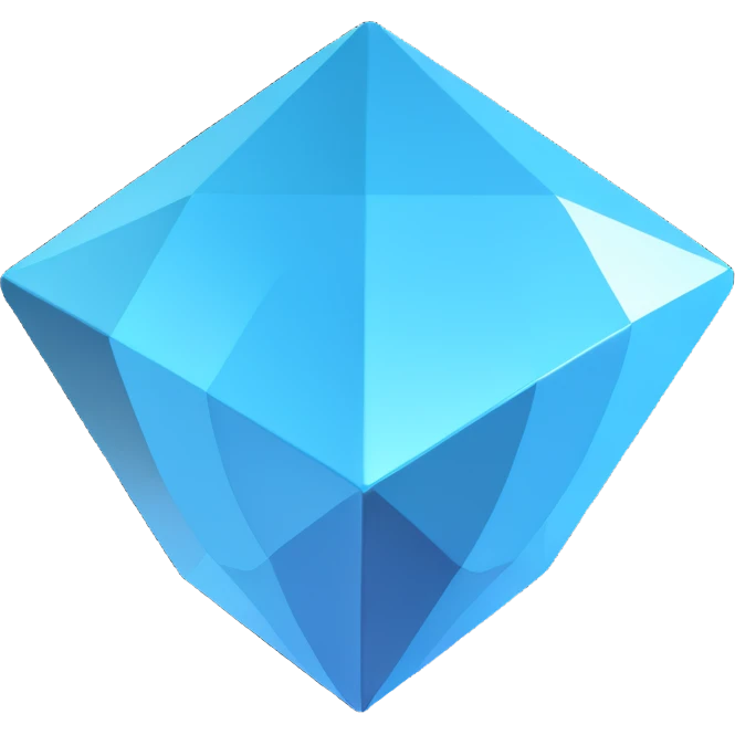Minecraft diamond emoji