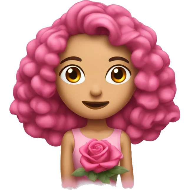 Moño rosa  emoji