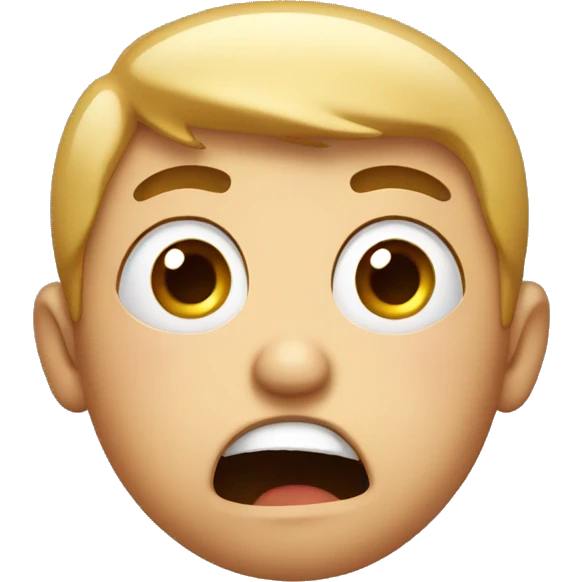 shocked face with finger on cheek emoji