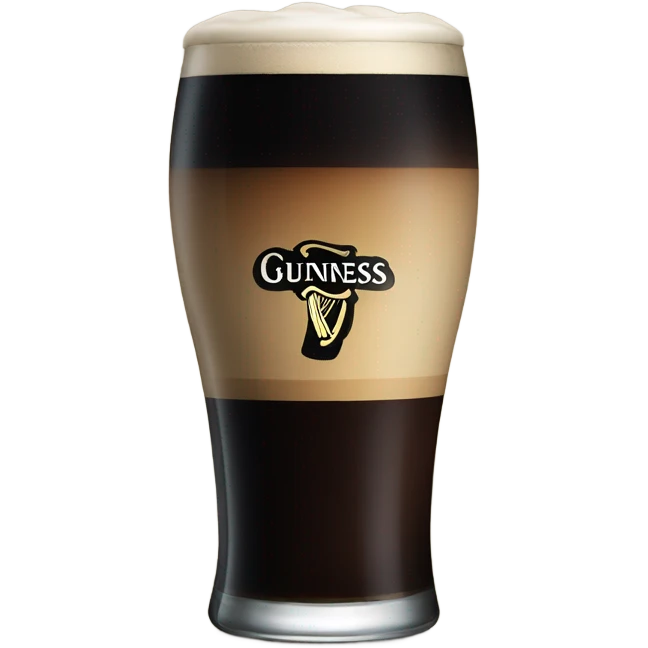 Pint of Guinness emoji
