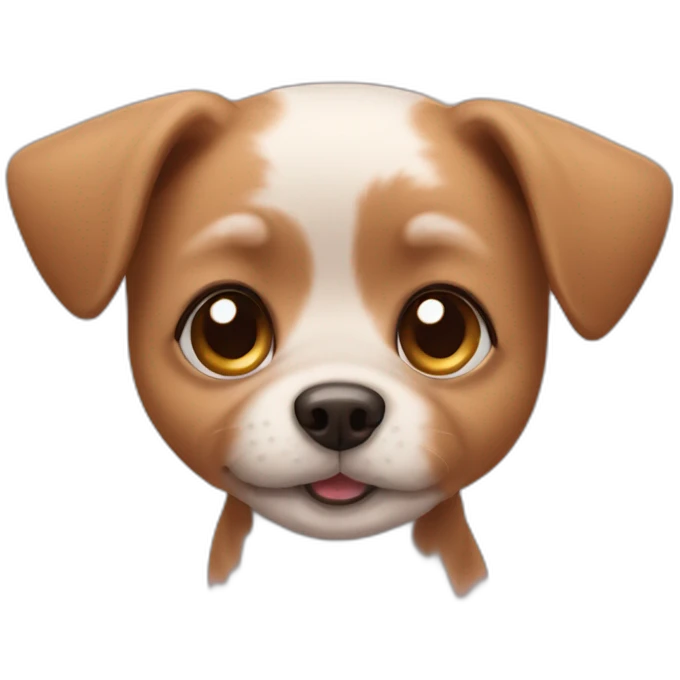 Little dog called candy emoji