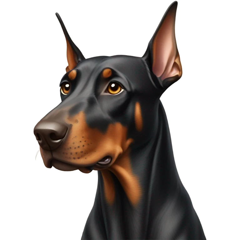 ￼ The Doberman dog emoji