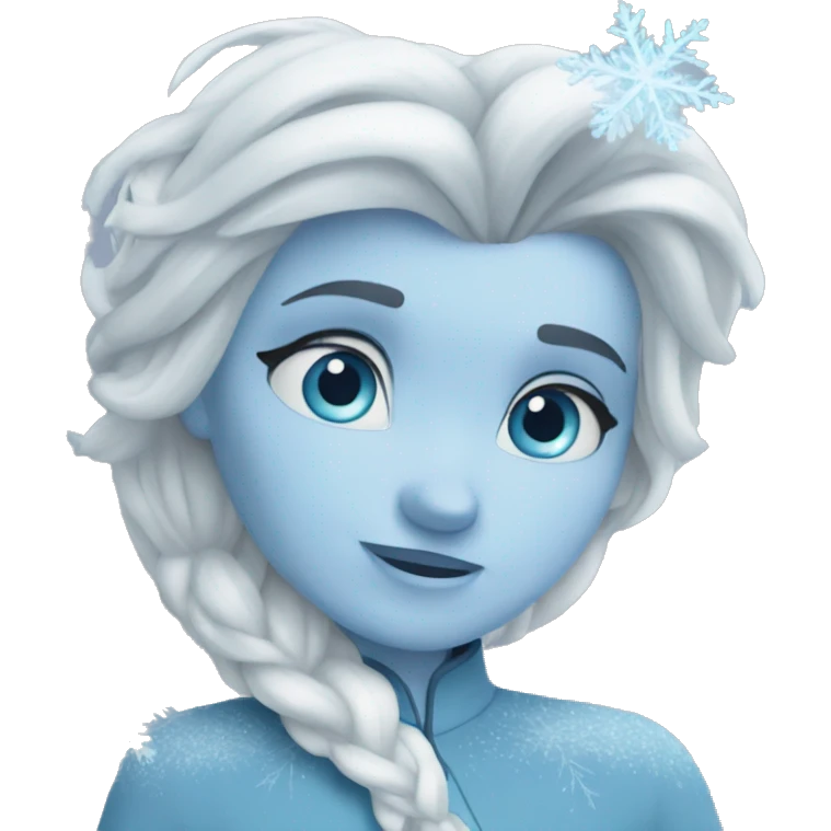 frozen heart emoji