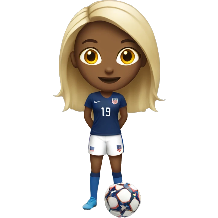 USA woman soccer emoji