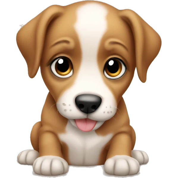 Baby puppy  emoji