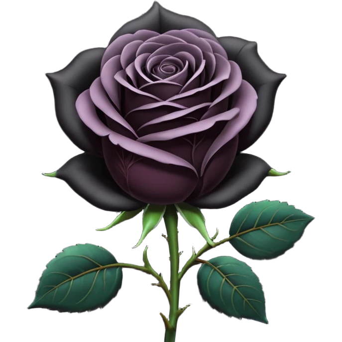 black rose emoji