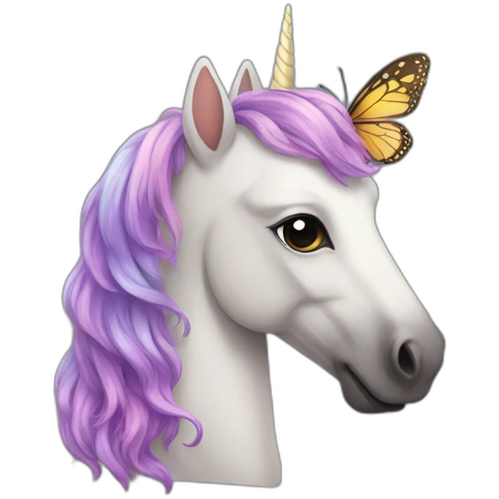 Butterfly-Unicorn emoji