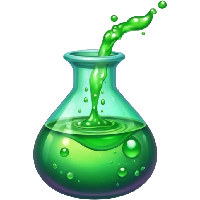 glitter toxic potion
 emoji