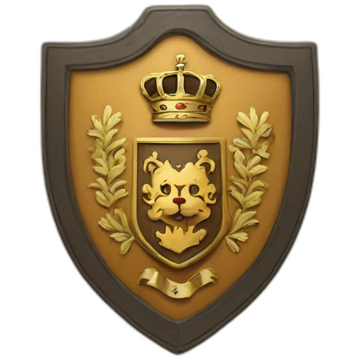 A coat of arms with a "$" in the center emoji