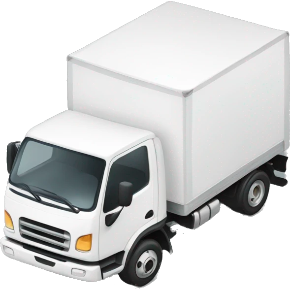White truck  emoji