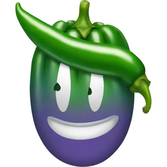 Green chilli emoji