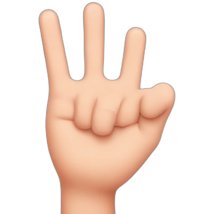 Finger heart emoji