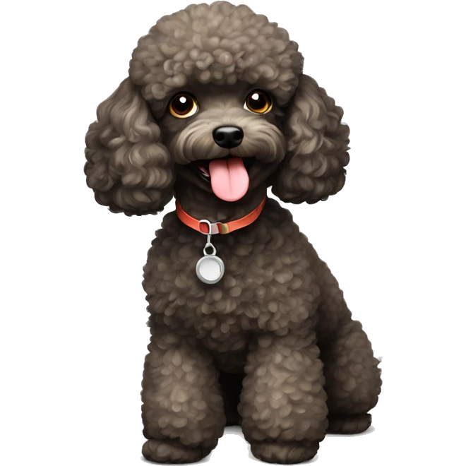 Happy Toy Poodle emoji