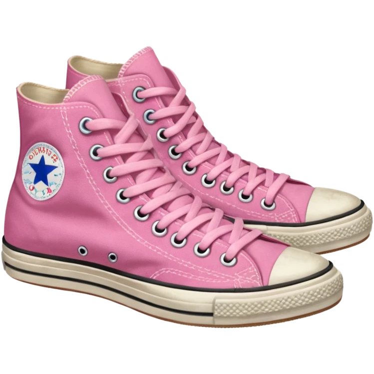pink converse shoes emoji
