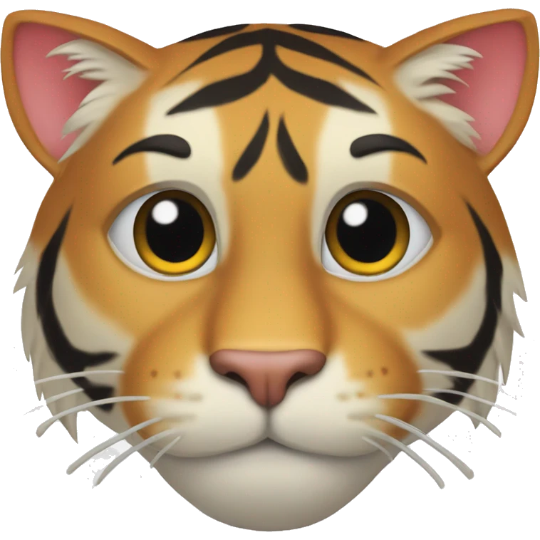 Gato con forma de tigre emoji