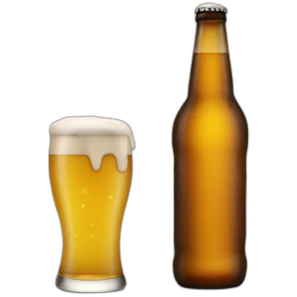 Chat qui boit de la biere emoji
