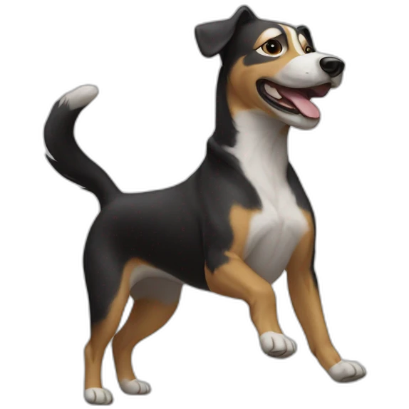 Un chien qui danse emoji