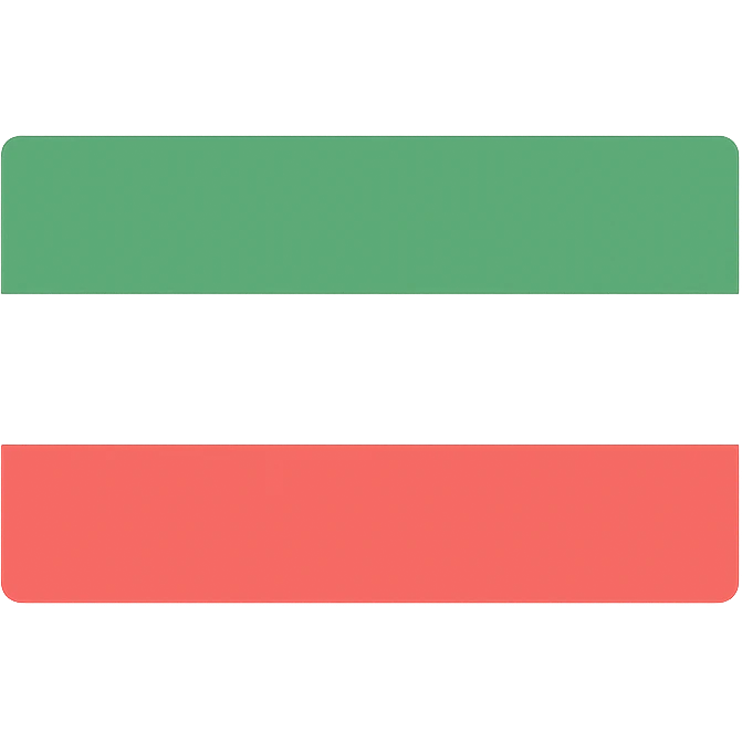 flag of North Rhine-Westphalia, horizontal tricolor of green, white, and red, no emblem, simple, flat, no text emoji