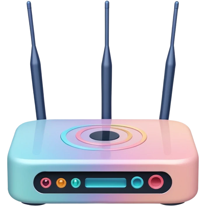 Can you make the AI LLM model router (the one with hub connecting to different LLMs) more abstract with pastel colors? emoji