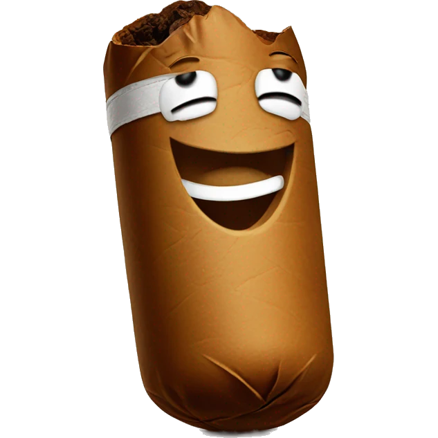 Cigar with a smile  emoji