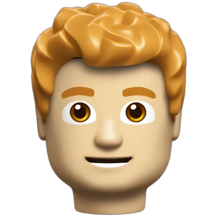 lego brick 2x4 3D emoji