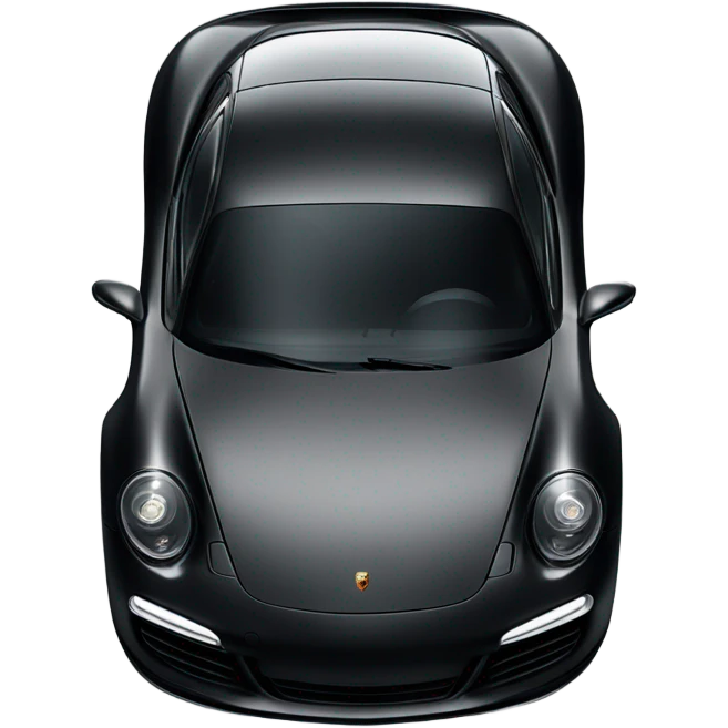 black porsche emoji